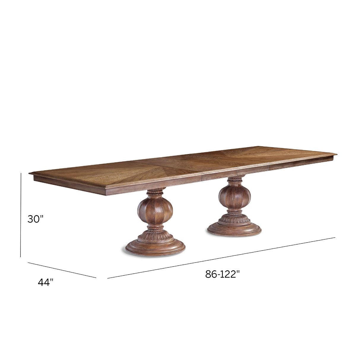 Dolcetto Rectangular Extendable Dining Table (86"–122") - Image 5