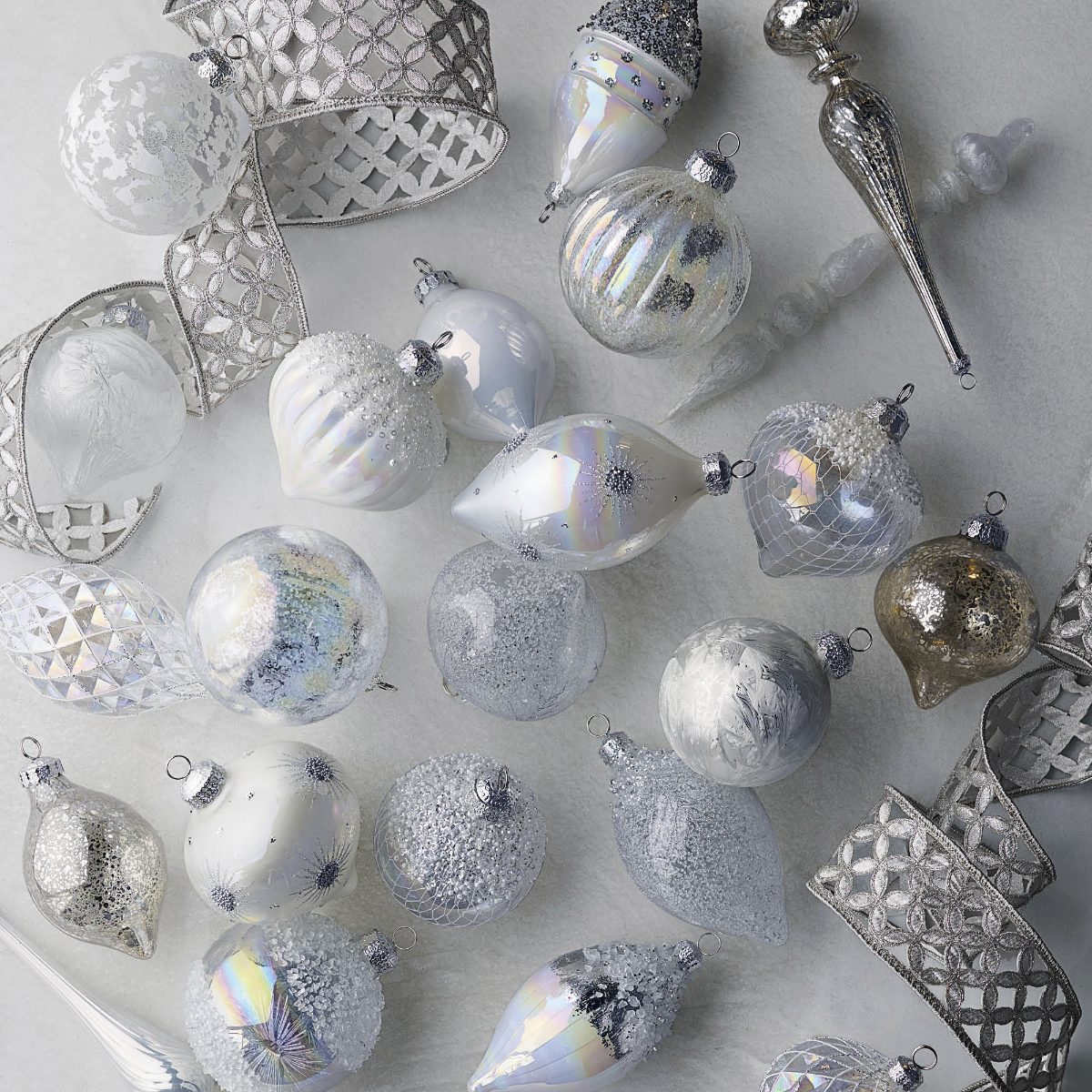 Icy Enchantment Ornament Collection