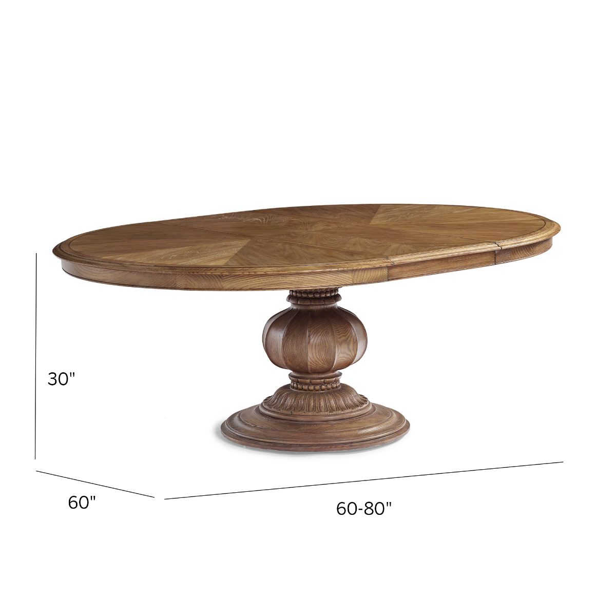 Dolcetto Round Extendable Dining Table (60"–80") - Image 5