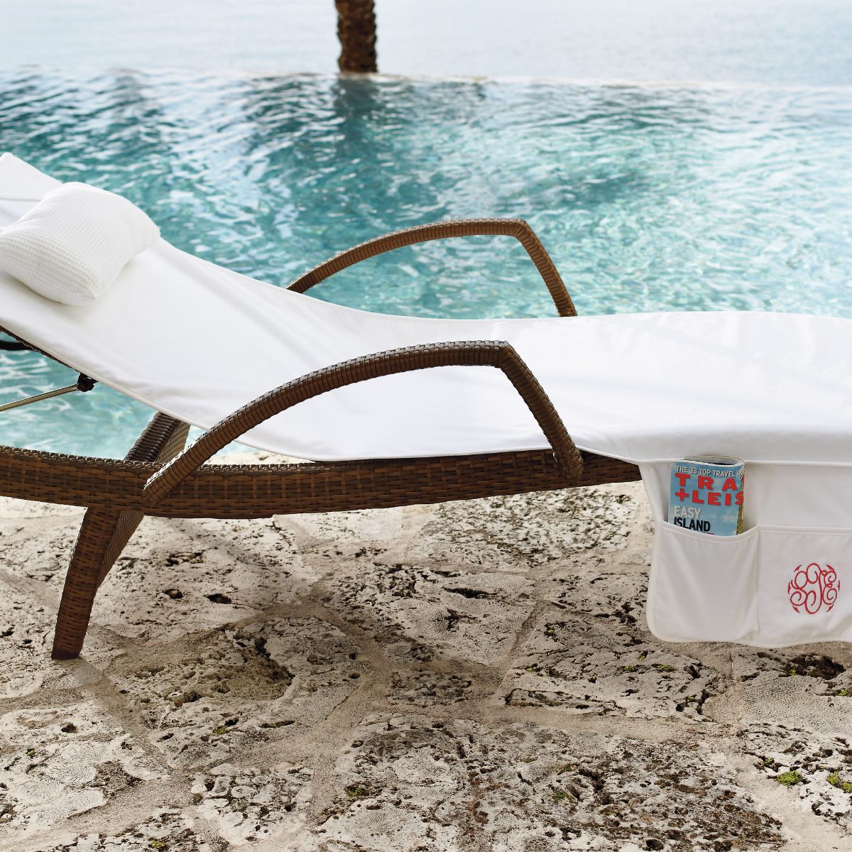 Alternative view of Cushioned Velour Chaise Lounge Covers