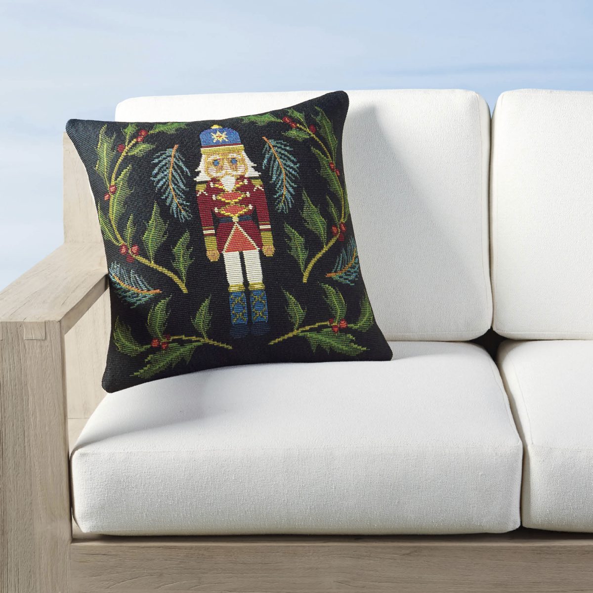 Classic Nutcracker Indoor/Outdoor Pillow