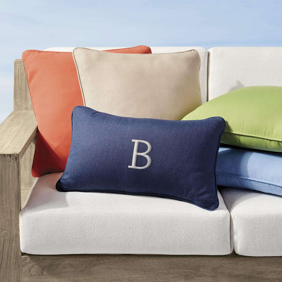 Solid Indoor/Outdoor Pillow