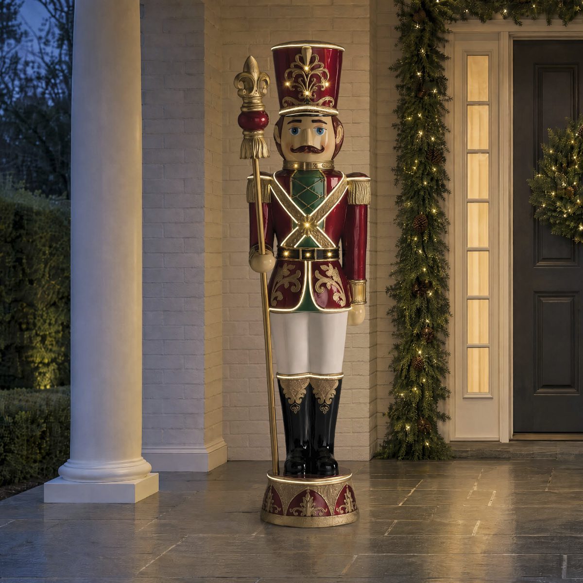 6 ft. LED Toy Soldier Nutcracker