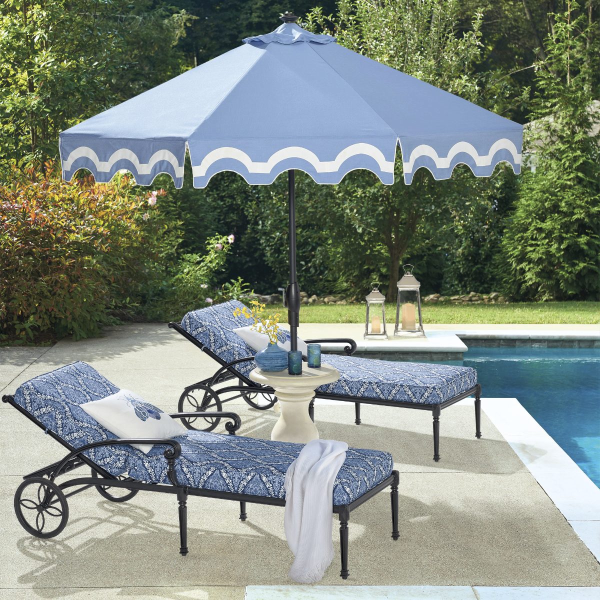 9' Bardot Designer Umbrella - Image 3