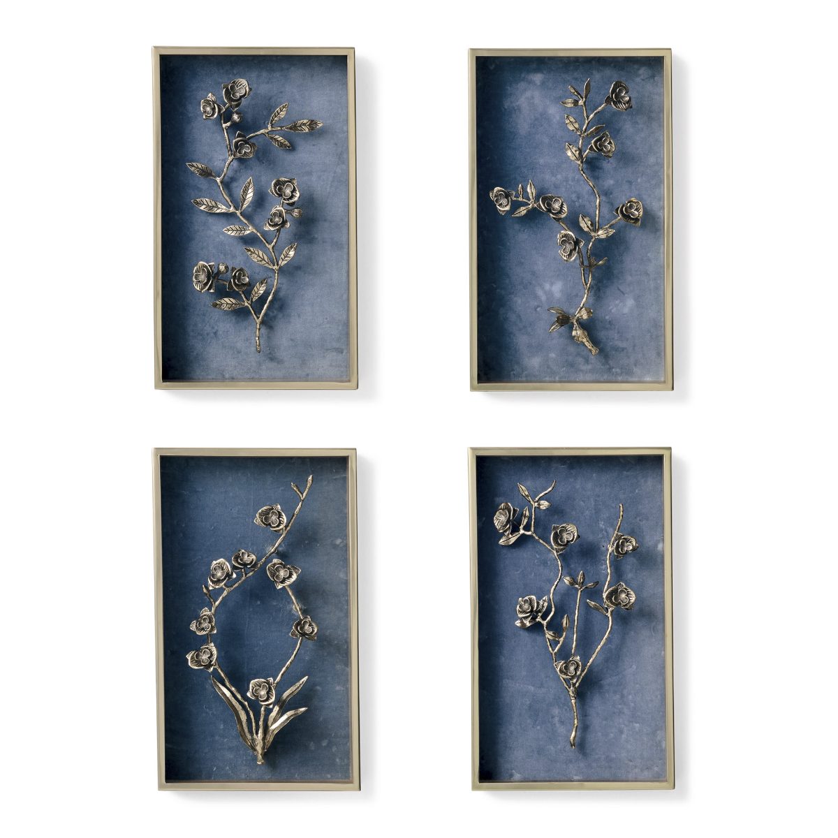 Shanti Gilded Wall Sculptures