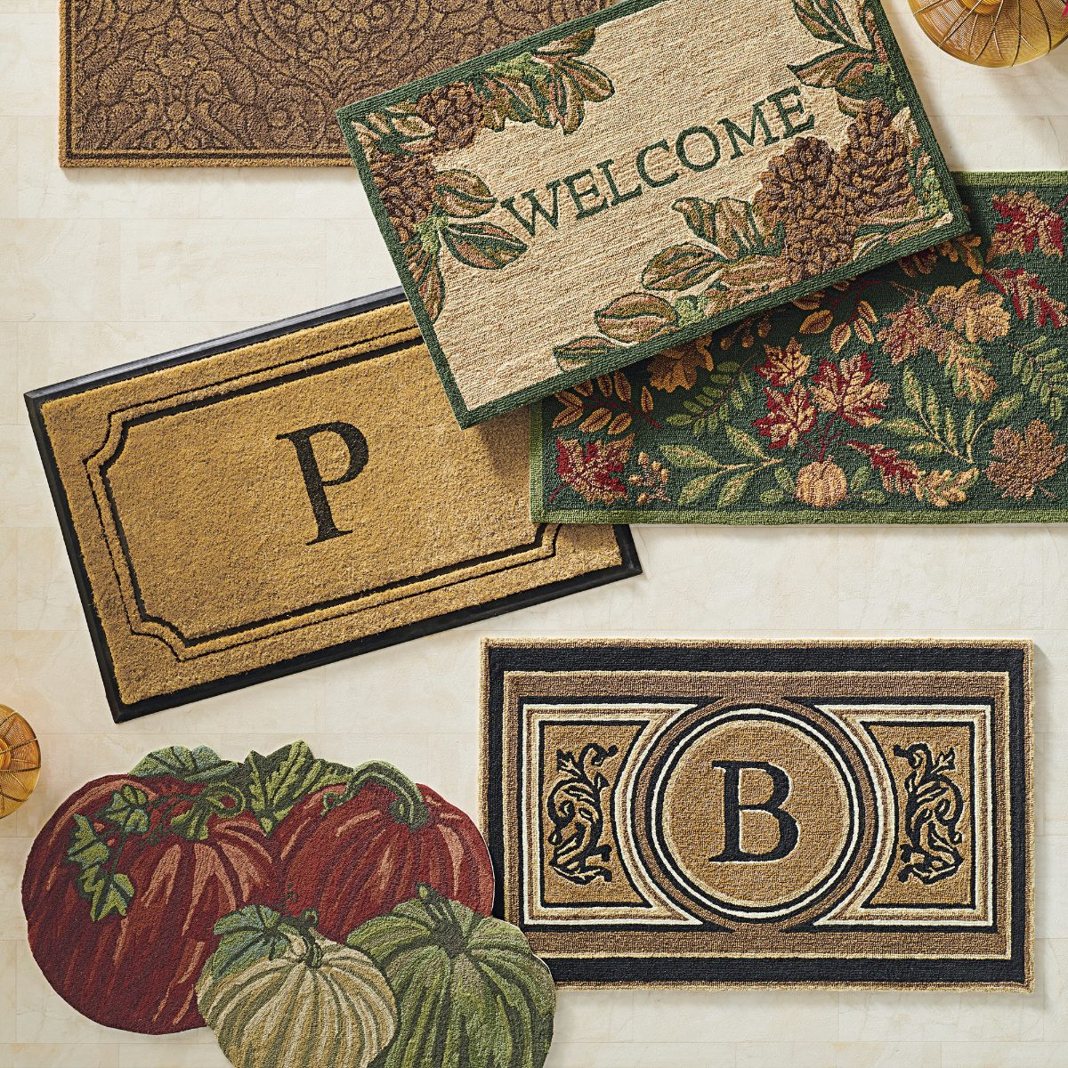 Shaped Pumpkin Door Mat - Image 4