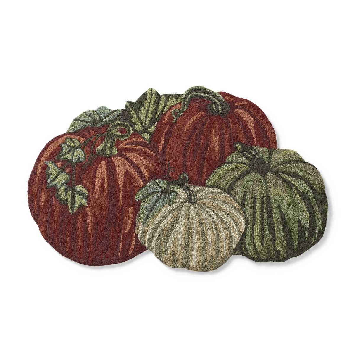 Shaped Pumpkin Door Mat