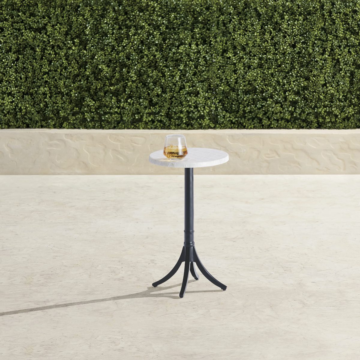 Amherst Mosaic Aluminum Drink Table