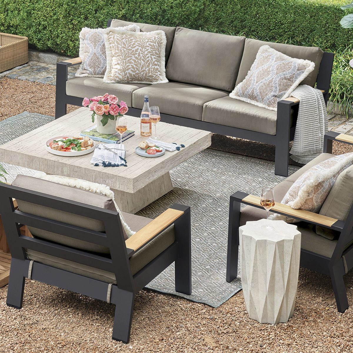 Alternative view of Aria Accent Stool