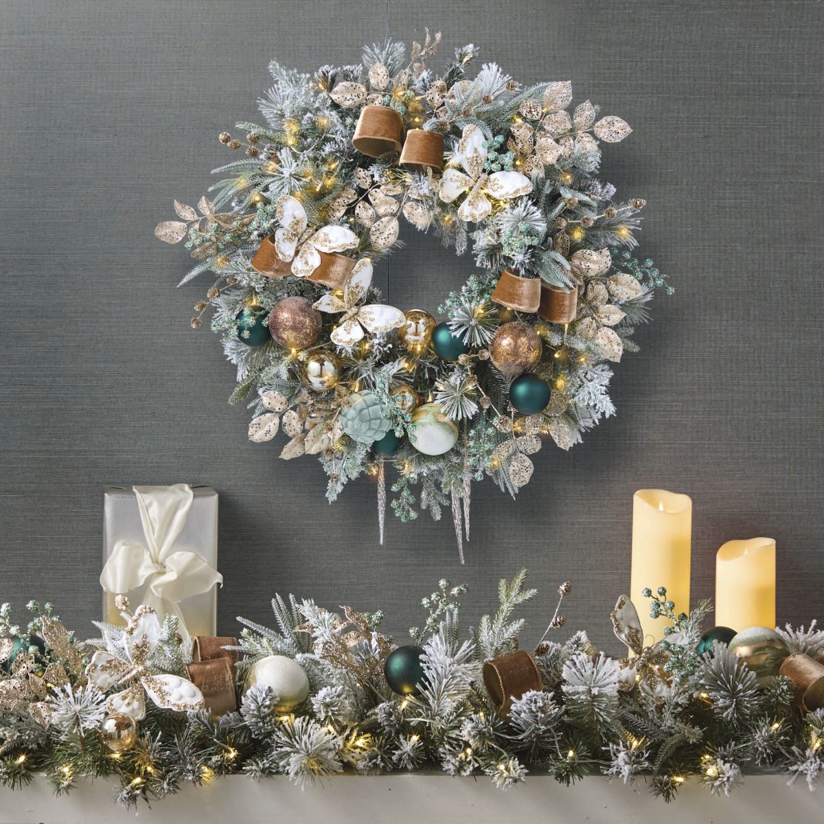 Shimmering Chalet Greenery Collection