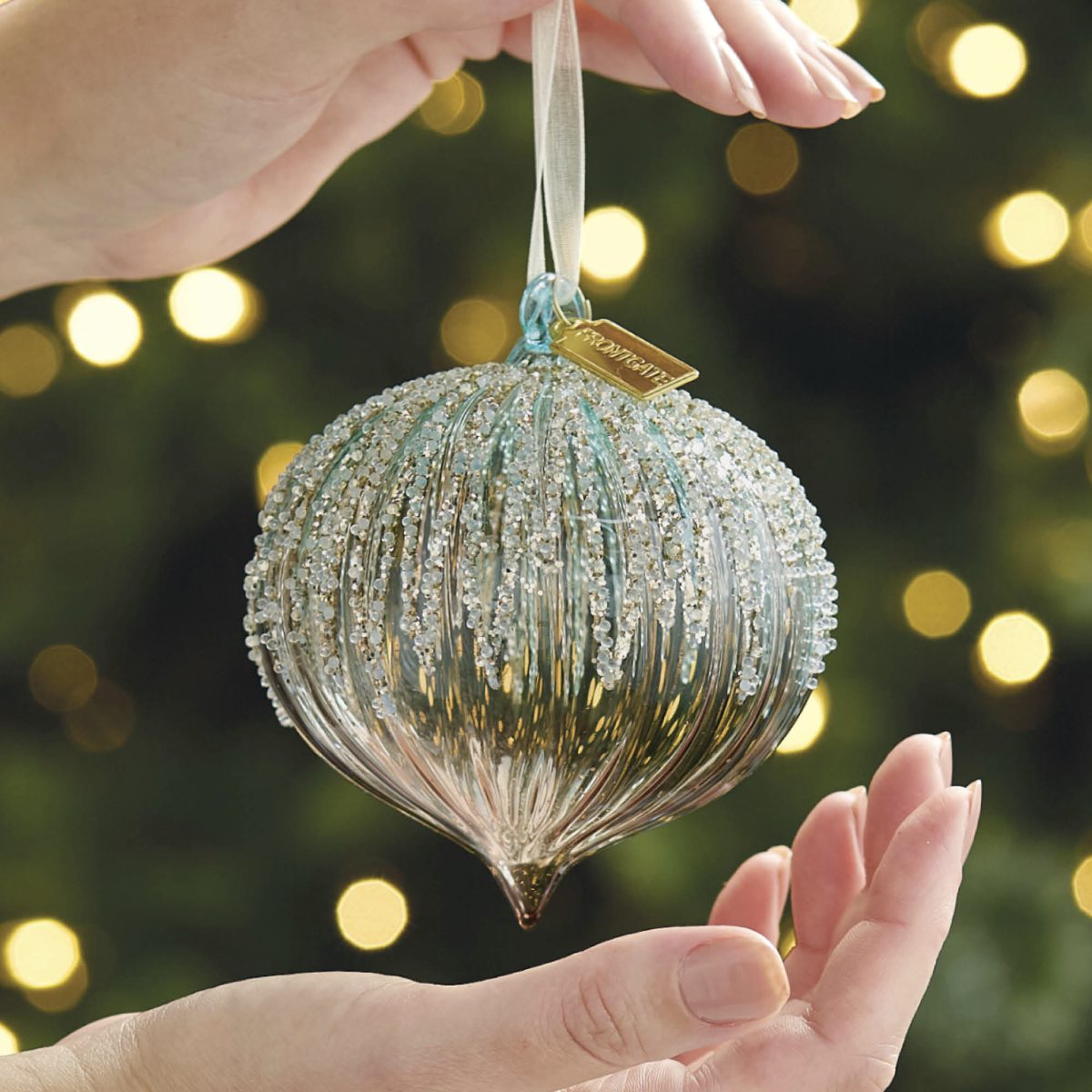 Shimmering Chalet Ornament Collection - Image 4