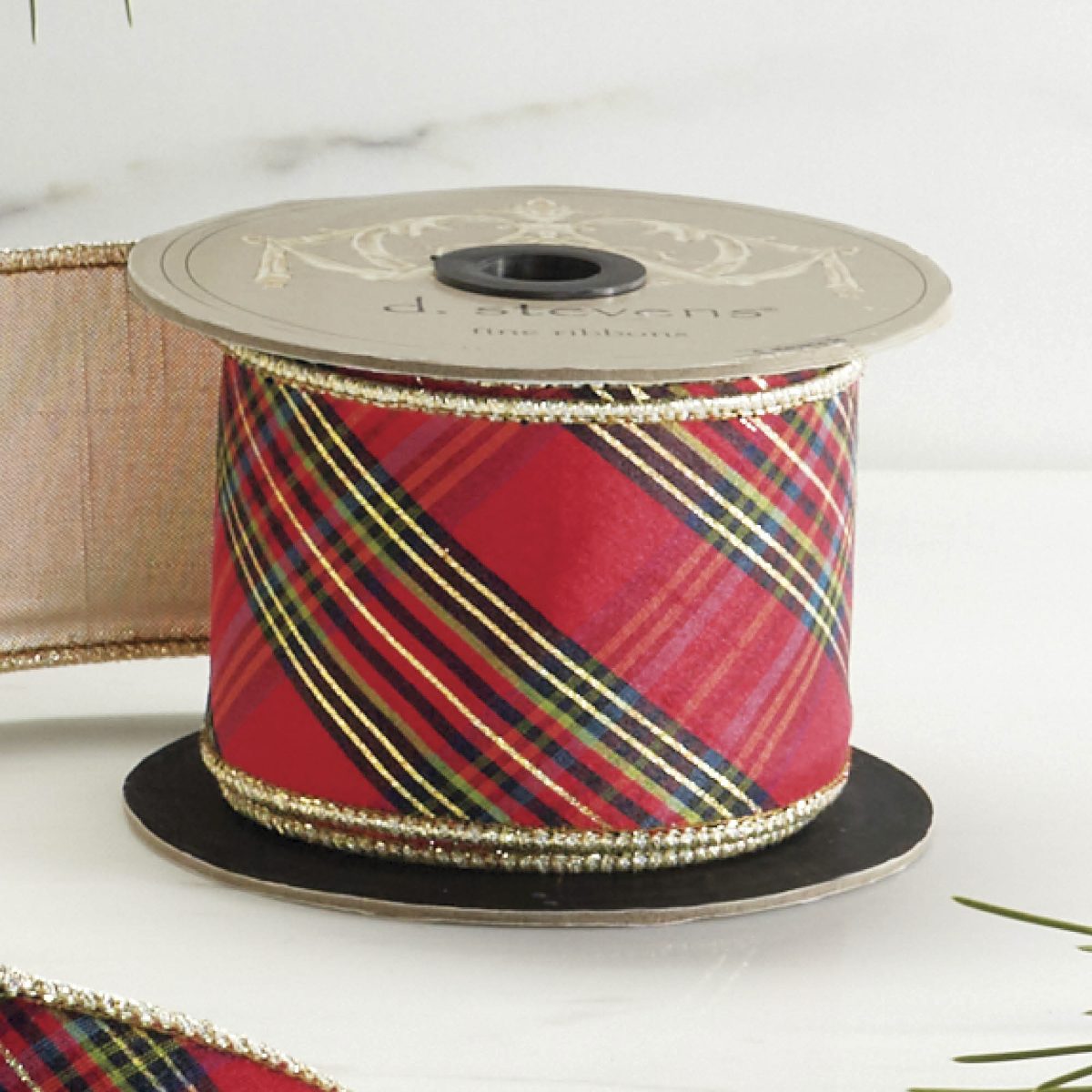 Alternative view of Abbey Lane Plaid Ribbon