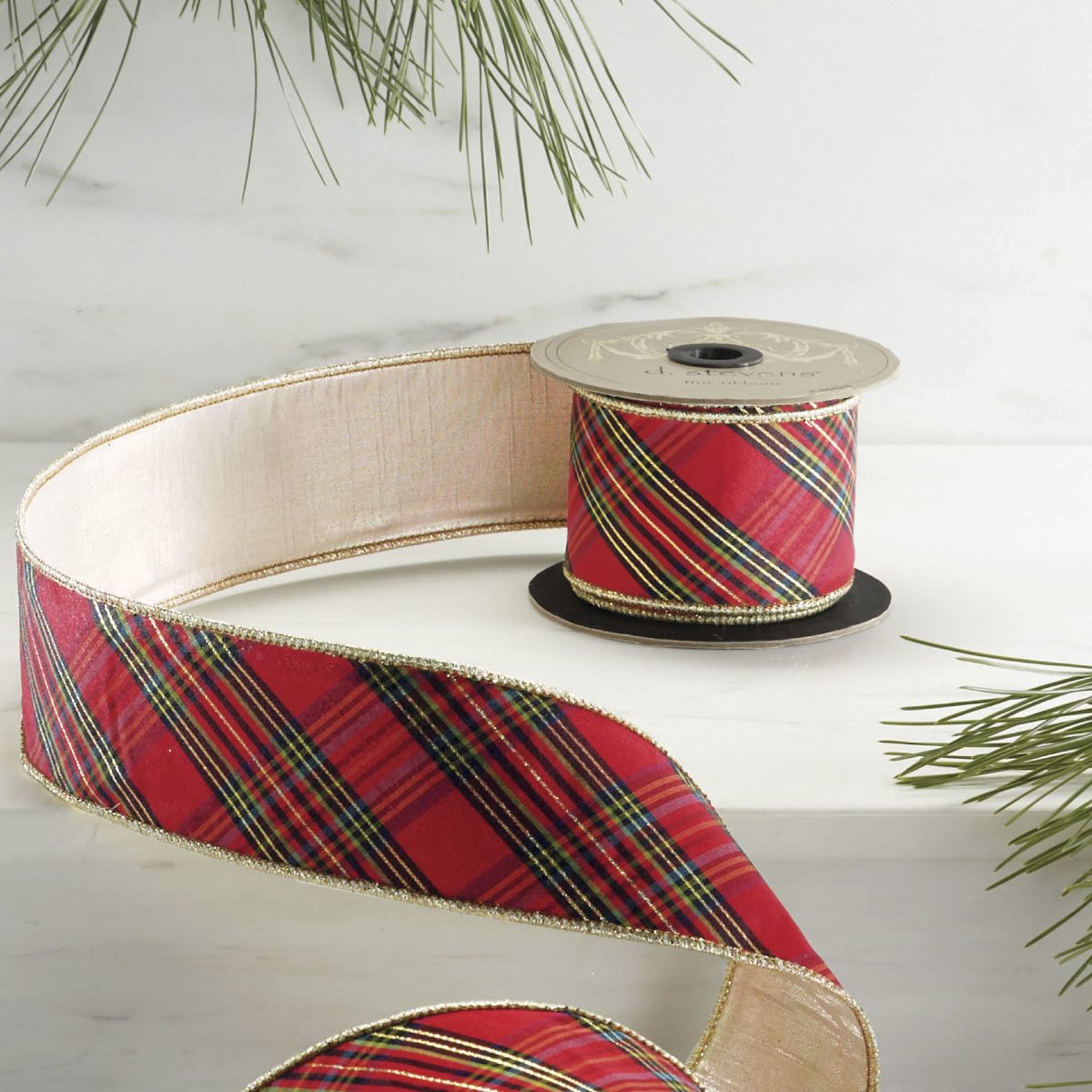 Abbey Lane Plaid Ribbon