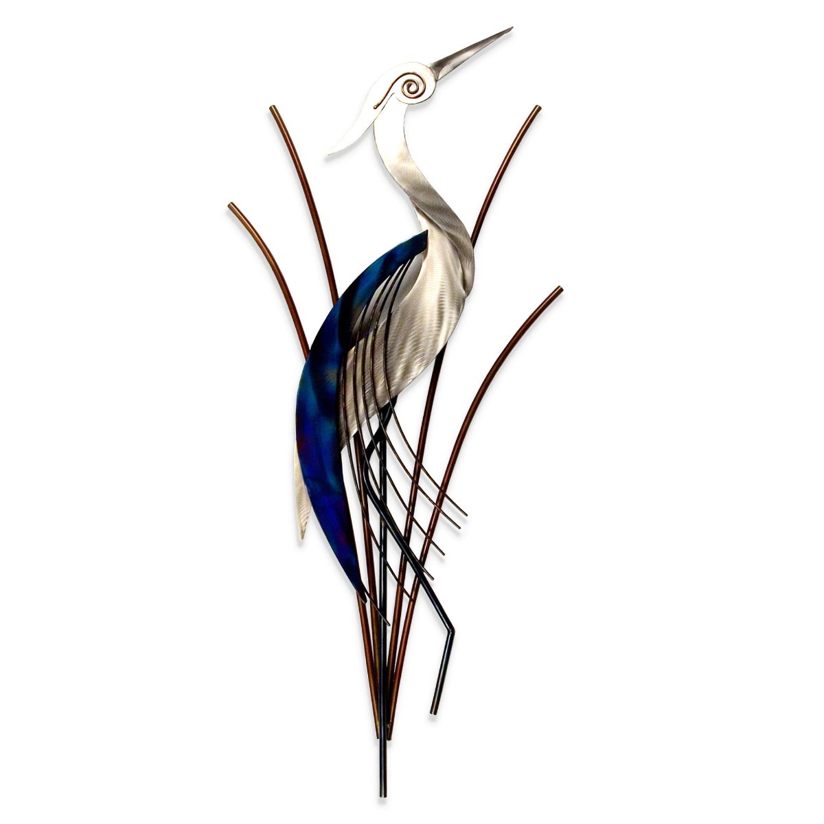 Abstract Heron Indoor/Outdoor Wall Art