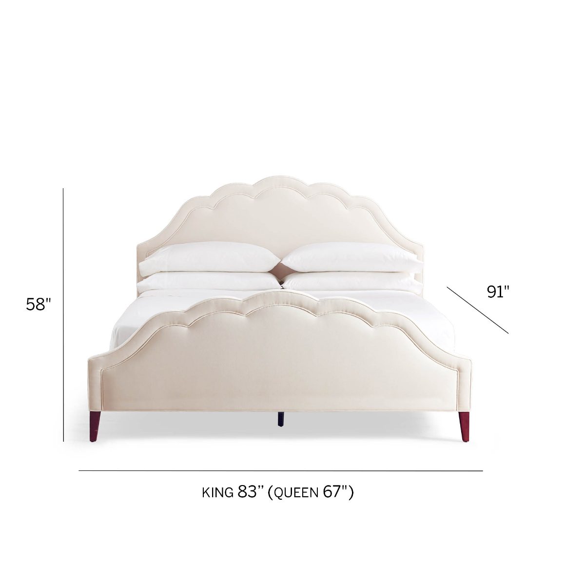 Adelaide Upholstered Bed - Image 3