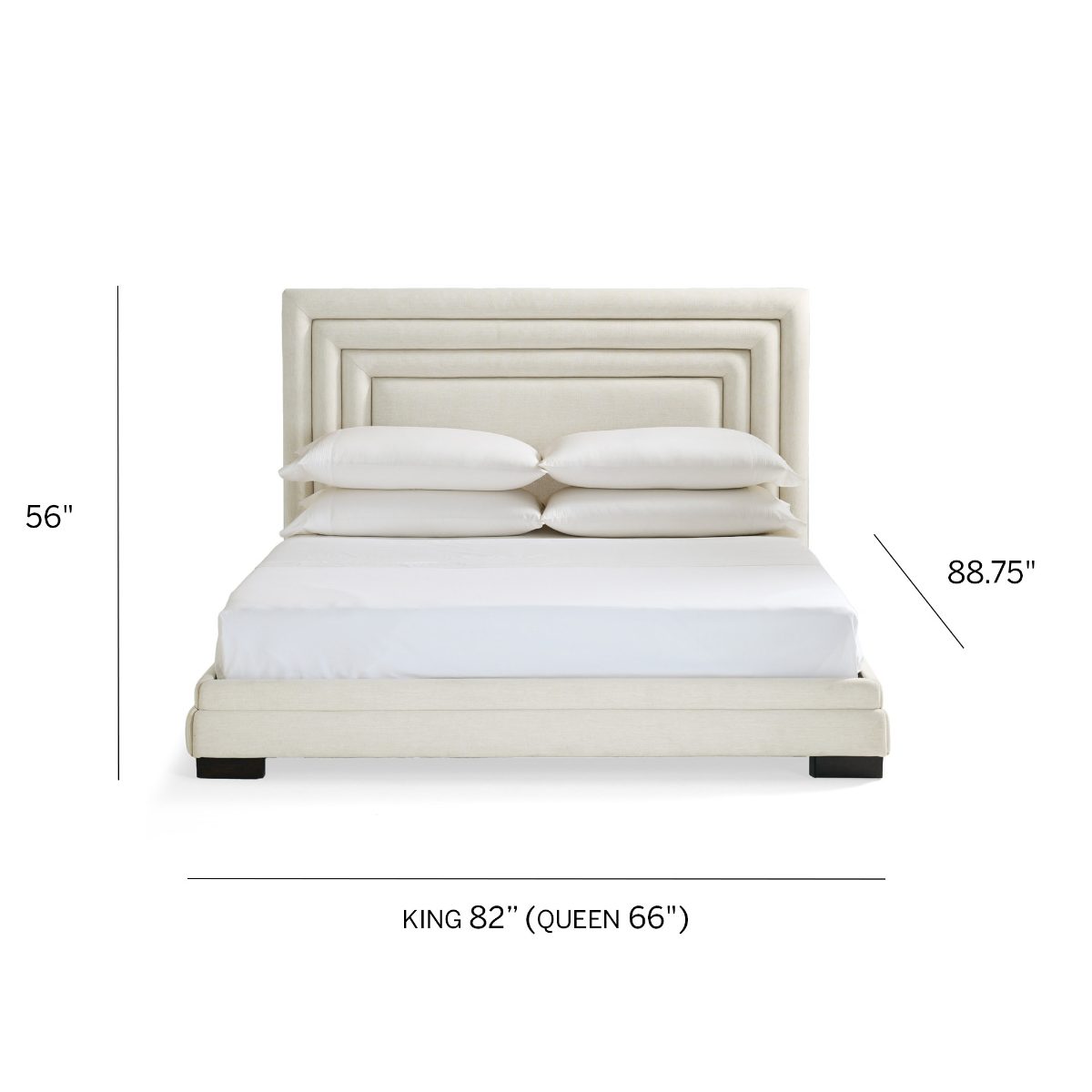 Arwin Block Foot Bed - Image 3