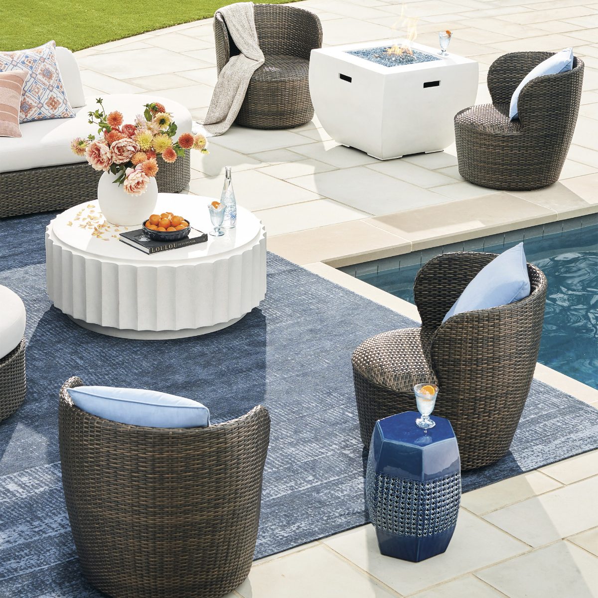 Alternative view of Adare Swivel Chairs, Set of Two