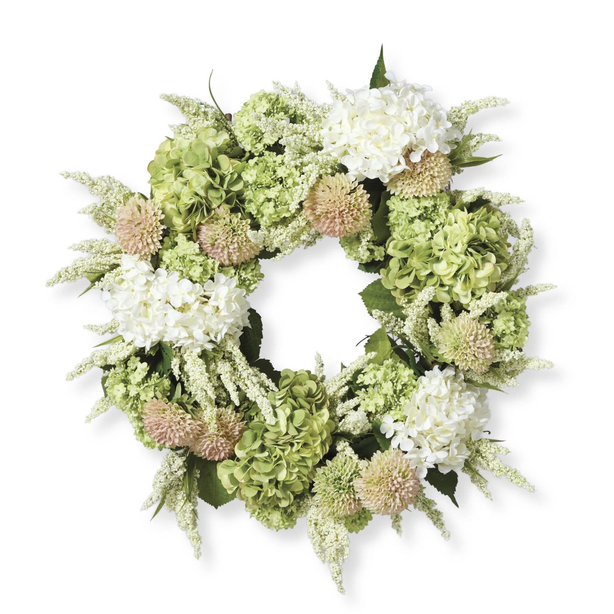Adela Hydrangea & Dahlia Wreath - Image 3