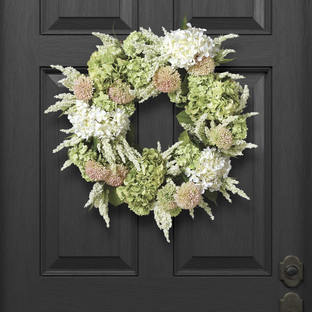 Adela Hydrangea & Dahlia Wreath