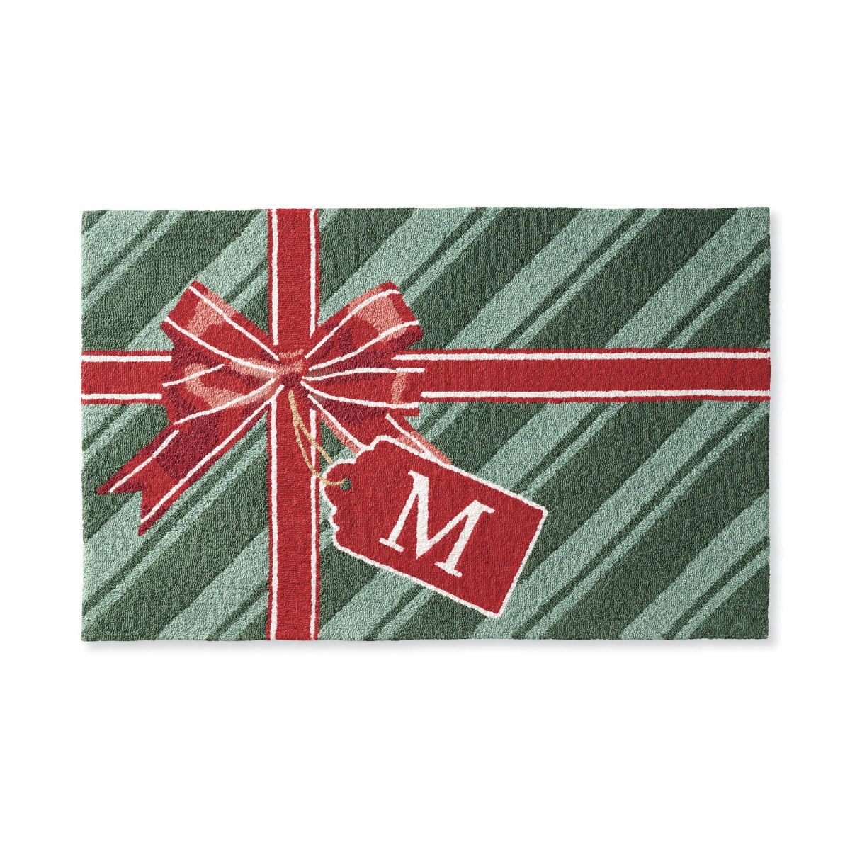 All Wrapped Up Monogram Door Mat