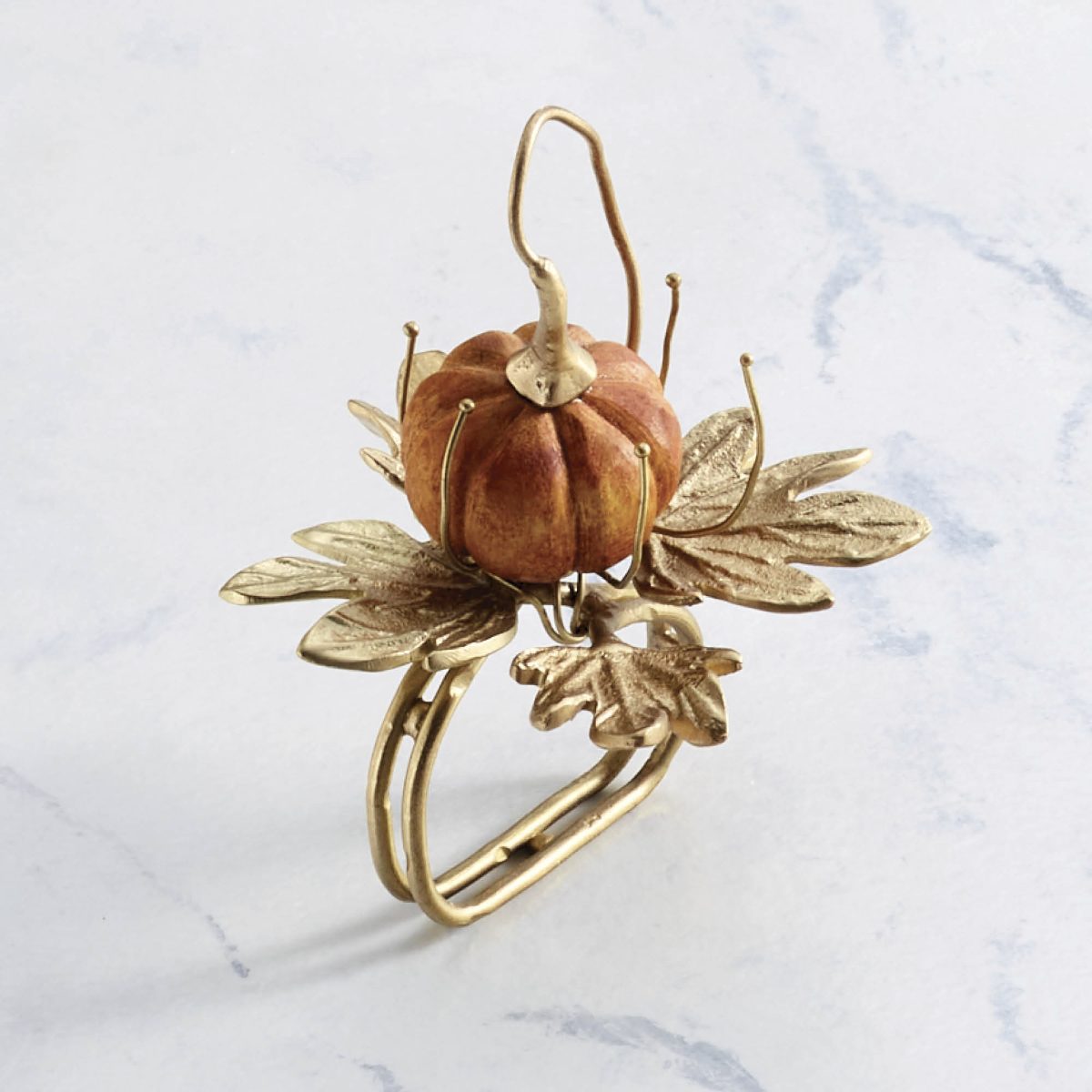 Alternative view of Sienna Grove Gourd Napkin Rings, Set of Four