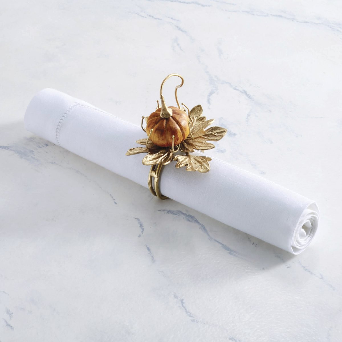Sienna Grove Gourd Napkin Rings, Set of Four