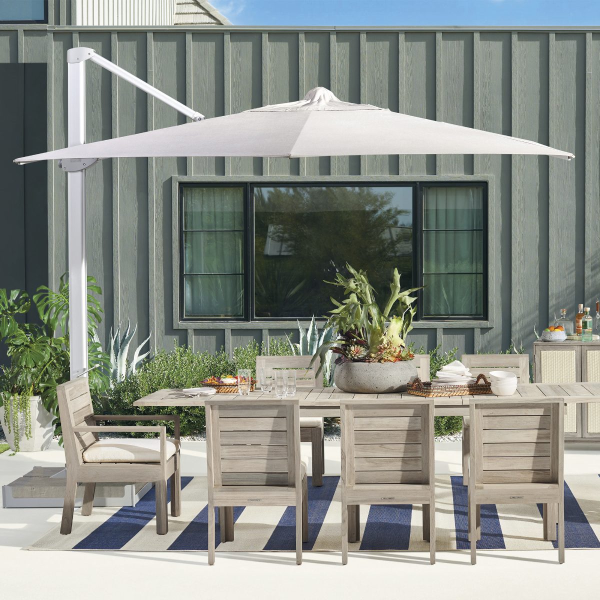 Alternative view of Altura 13 ft. Round Umbrella with Base