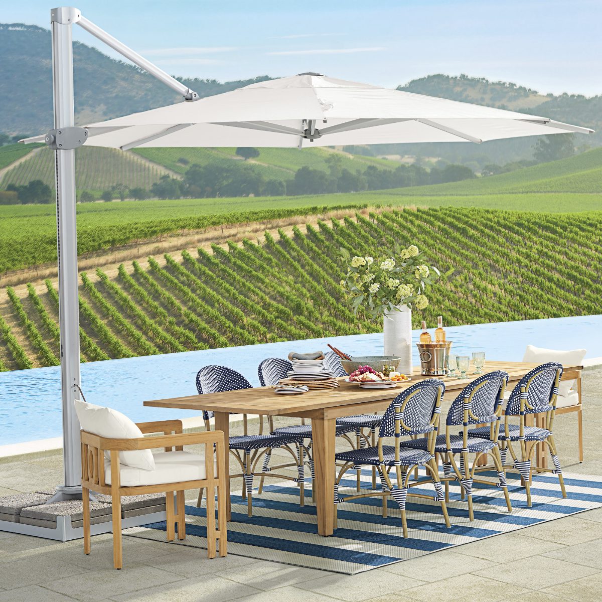 Altura 13 ft. Round Umbrella with Base